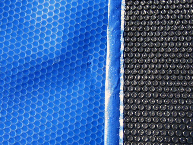 Couverture solaire d'ete DUOLIS BLACK dimensions 4.00 x 8.00m