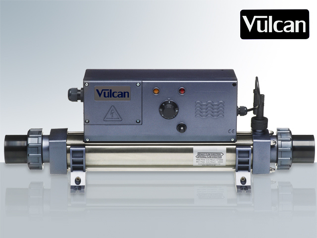 Rechauffeur electrique Vulcan ANALOGIQUE titane 15kW triphase