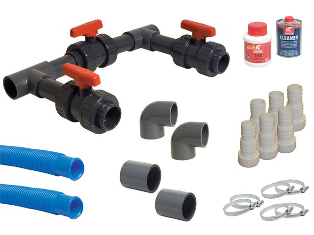 Kit by-Pass complet UNIVERSAL pour pompe à chaleur piscine hors-sol ou  enterrée