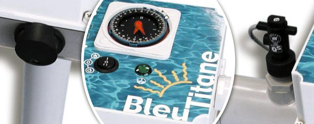 Rechauffeur electrique Bleu Titane RTI-C 3kW - Réchauffeur piscine Bleu Titane Montées en température rapides